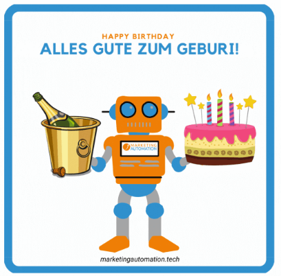 Happy Birthday Marketing Automation 4results